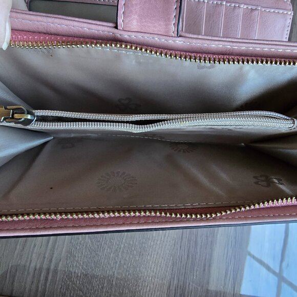 Ladies Pink Credit Card Wallet NEW with Wrist Strap - Picture 7 of 7